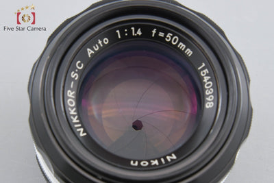 [Used] Nikon NIKKOR-S.C Auto 50mm f/1.4