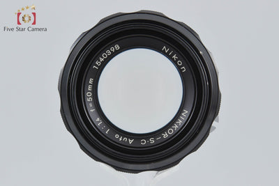 [Used] Nikon NIKKOR-S.C Auto 50mm f/1.4