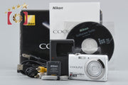 【中古】Nikon ニコン COOLPIX S220 ソフトシルバー コンパクトデジタルカメラ 元箱付き