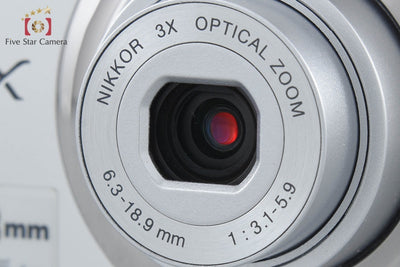 【中古】Nikon ニコン COOLPIX S220 ソフトシルバー コンパクトデジタルカメラ 元箱付き