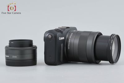 [Used] Canon EOS M Double Lens Kit Black