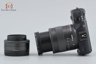 [Used] Canon EOS M Double Lens Kit Black