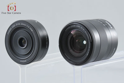 [Used] Canon EOS M Double Lens Kit Black