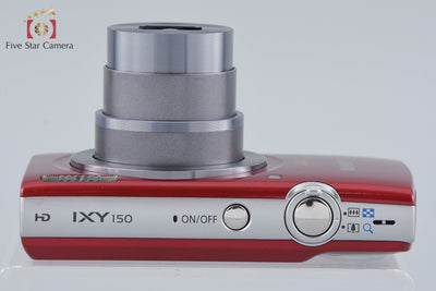[Used] Canon IXY 150 Red Compact Digital Camera
