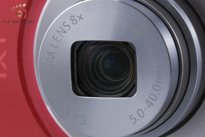 [Used] Canon IXY 150 Red Compact Digital Camera