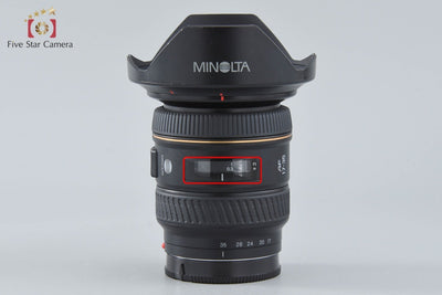 [Used] MINOLTA AF ZOOM 17-35mm f/3.5 G