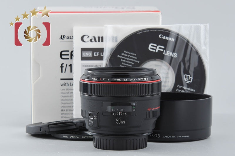 EF CANON 50mm USM｜ナニワグループオンライン EF50/1.2L Canon 中古】(キヤノン) 単焦点レンズ（中古） USM f/1.2L レンズ(単焦点)