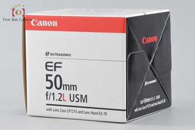 Used Canon EF 50mm f/1.2 L USM with Original Box