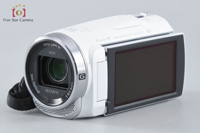 [Used] SONY Handycam HDR-CX680 White Digital Video Camera Multi-language support