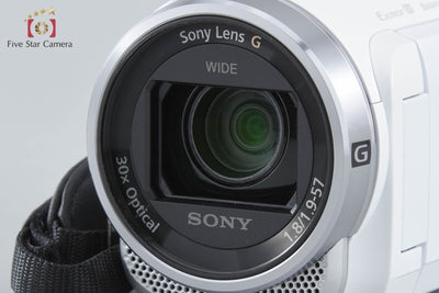 [Used] SONY Handycam HDR-CX680 White Digital Video Camera Multi-language support