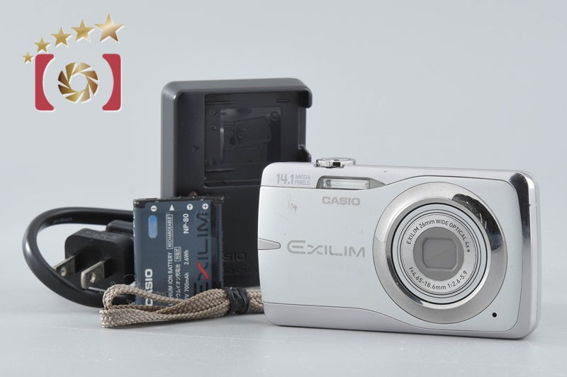 CASIO カメラ　EX-Z1050 充電器　シルバー コンデジ　動作品 DC73 EX-Z1080 EX-Z1050 EX-Z1000 EX-Z850 Z30等対応USB充電器