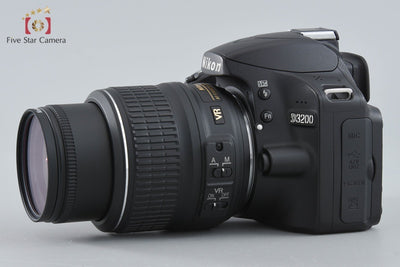 Used: Nikon D3200 18-55 VR Lens Kit Black, Low Shutter Count