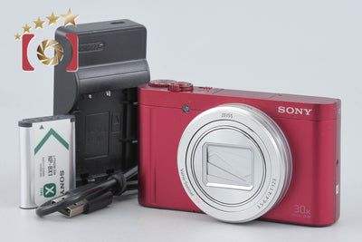 Used: SONY Sony Cyber-shot DSC-WX500 Red Digital Still Camera Multi-Language Support