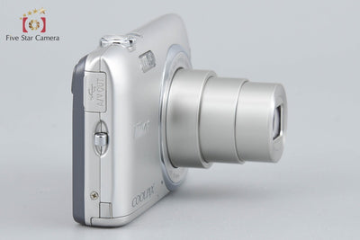 [Used] Nikon COOLPIX S3500 Crystal Silver Compact Digital Camera