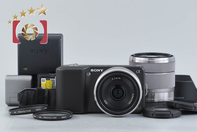 [Used] SONY Sony α NEX-3 Double Lens Kit Black, Low Shutter Count