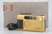【中古】CONTAX コンタックス T2 ゴールド コンパクトフィルムカメラ データバック付属