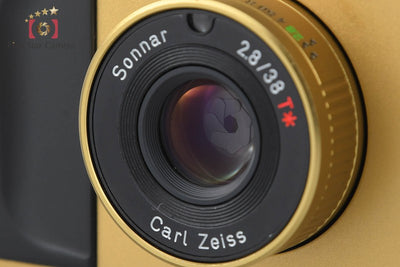 【中古】CONTAX コンタックス T2 ゴールド コンパクトフィルムカメラ データバック付属