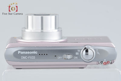 [Used] Panasonic LUMIX DMC-FX33 Cocktail Pink Compact Digital Camera