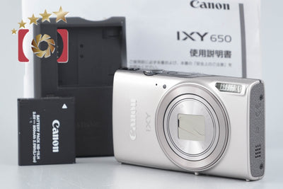 [Used] Canon IXY 650 Silver Compact Digital Camera