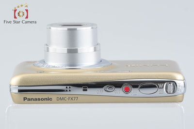 【中古】Panasonic パナソニック LUMIX DMC-FX77 レオパードゴールド コンパクトデジタルカメラ