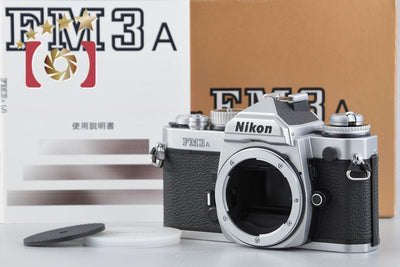 [Unused, Opened Box] Nikon FM3A Silver Film SLR Camera