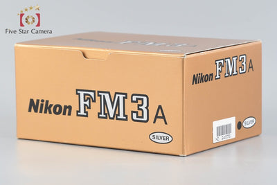 [Unused, Opened Box] Nikon FM3A Silver Film SLR Camera