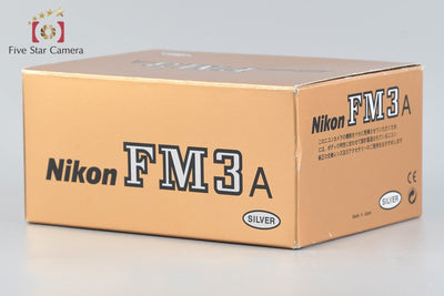 [Unused, Opened Box] Nikon FM3A Silver Film SLR Camera