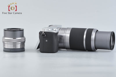 [Used] SONY Sony α6400 ILCE-6400 Silver Double Zoom Lens Kit - Low Shutter Count