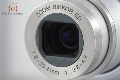 [Used] Nikon COOLPIX E5200 Silver Compact Digital Camera with Original Box