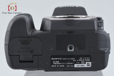 [Used] SONY Sony α200 DSLR-A200 Black Digital SLR Camera