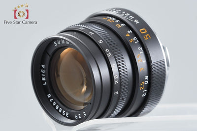 [Used] Leica Summicron-M 50mm f/2 E39 3rd Generation Black with Original Box