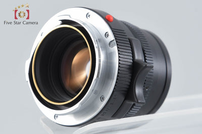 [Used] Leica Summicron-M 50mm f/2 E39 3rd Generation Black with Original Box