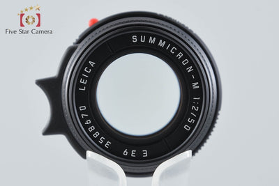 [Used] Leica Summicron-M 50mm f/2 E39 3rd Generation Black with Original Box