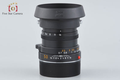 [Used] Leica Summicron-M 50mm f/2 E39 3rd Generation Black with Original Box
