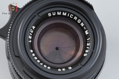 [Used] Leica Summicron-M 35mm f/2 E39 4th Generation 7-element Black with original box