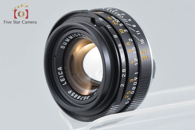 [Used] Leica Summicron-M 35mm f/2 E39 4th Generation 7-element Black with original box