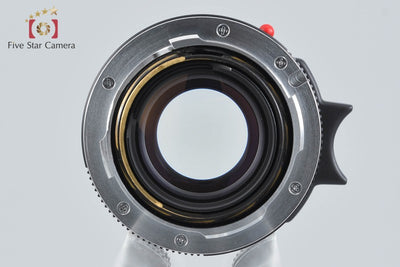 [Used] Leica Summicron-M 35mm f/2 E39 4th Generation 7-element Black with original box
