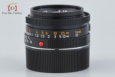 [Used] Leica Summicron-M 35mm f/2 E39 4th Generation 7-element Black with original box