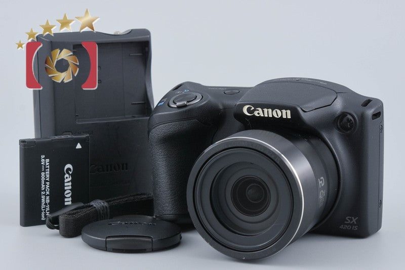 [Used] Canon PowerShot SX420 IS Black Compact Digital Camera