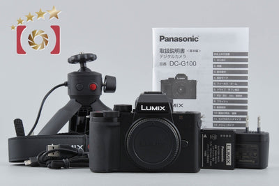 【中古】Panasonic パナソニック LUMIX DC-G100 ミラーレス一眼カメラ シャッター回数僅少
