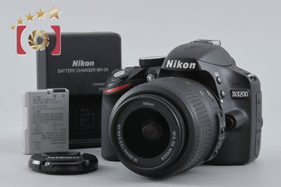 【中古】Nikon ニコン D3200 18-55 VR レンズキット ブラック