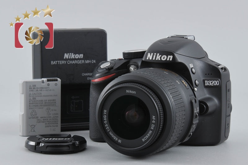 [Used] Nikon D3200 18-55 VR Lens Kit Black