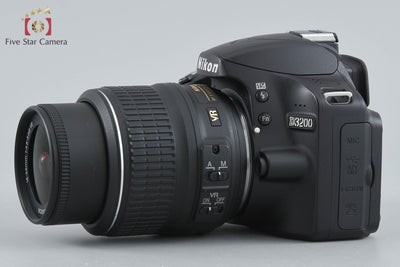 【中古】Nikon ニコン D3200 18-55 VR レンズキット ブラック