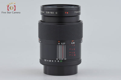 [Used] CONTAX Carl Zeiss Makro Planar 60mm f/2.8 C T* MMJ with original box