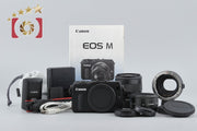 [Used] Canon EOS M Double Lens Kit Black