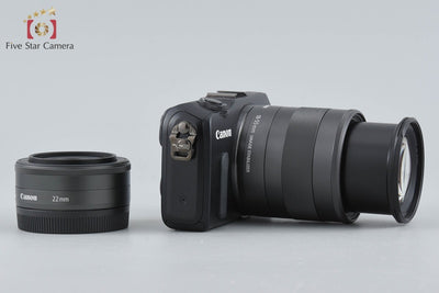 [Used] Canon EOS M Double Lens Kit Black