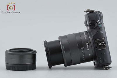 [Used] Canon EOS M Double Lens Kit Black