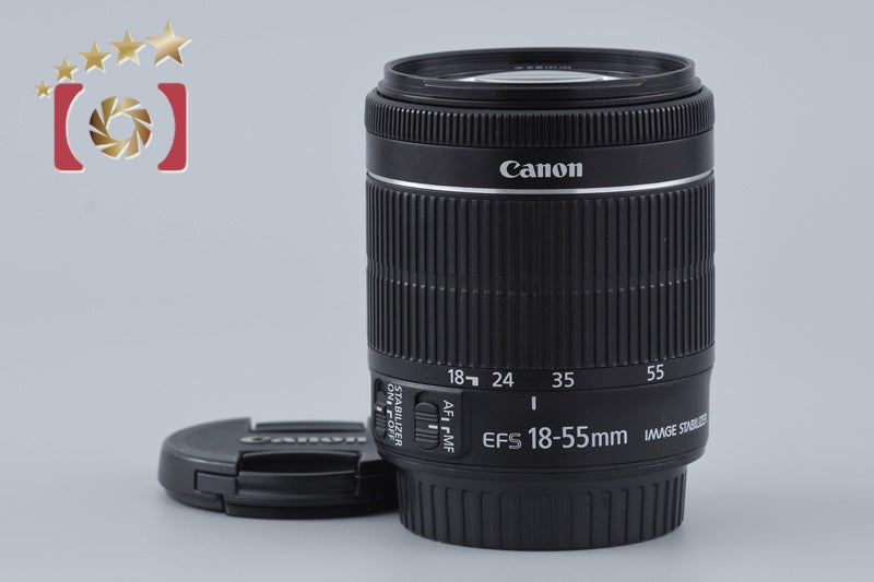 【中古】Canon キヤノン EF-S 18-55mm f/3.5-5.6 IS STM