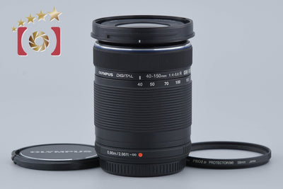 【中古】OLYMPUS オリンパス M.ZUIKO DIGITAL ED 40-150mm f/4-5.6 R ブラック
