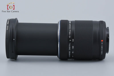 【中古】OLYMPUS オリンパス M.ZUIKO DIGITAL ED 40-150mm f/4-5.6 R ブラック